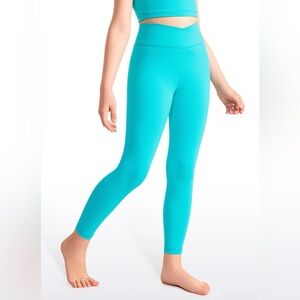 Butterluxe Girls Active Leggings - V Cross Waist